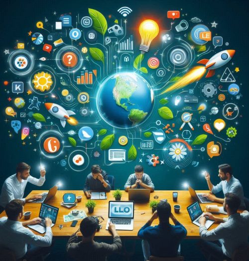 a depiction of social media virtual reality