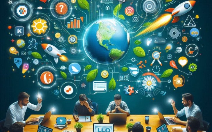 a depiction of social media virtual reality