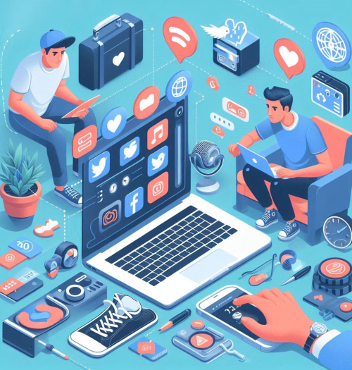 social media icons for Shopify Store
